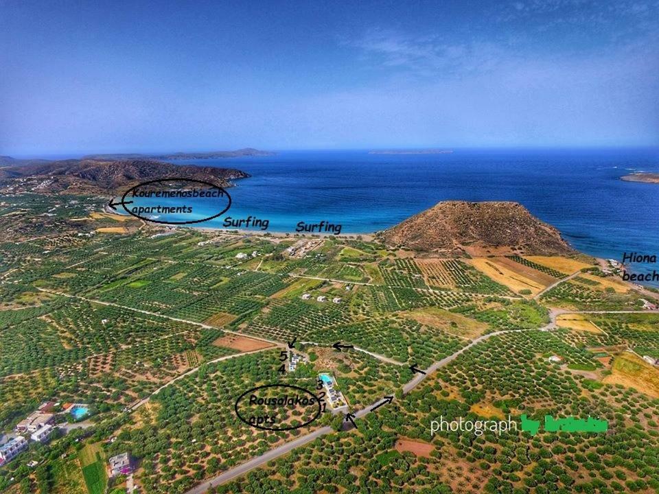 Kouremenos Beach Apartments パレカストロ エクステリア 写真